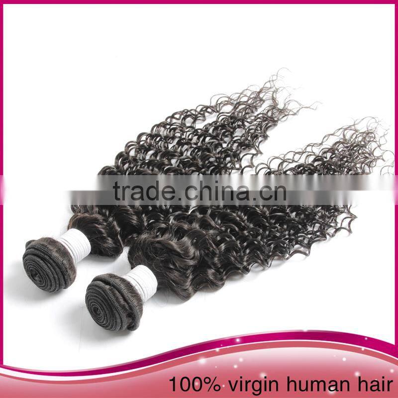 Unprocessed pure remy human hair100% virgin peruvian hair weft /weave