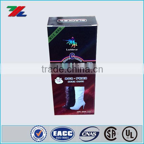 Top quality laser silver hot stamping factory price color paper box