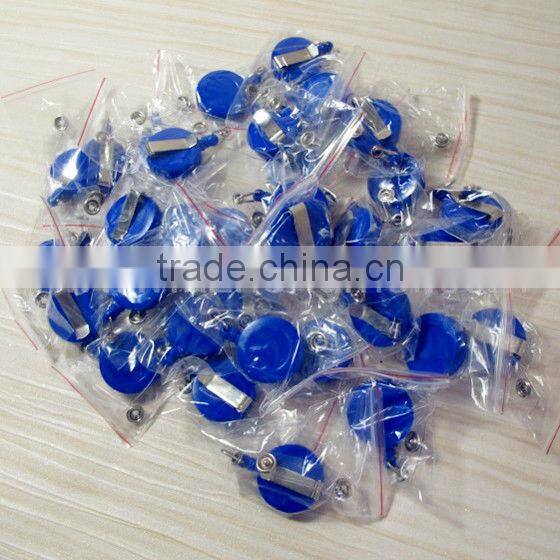 Plastic retractable badge reel,card holder