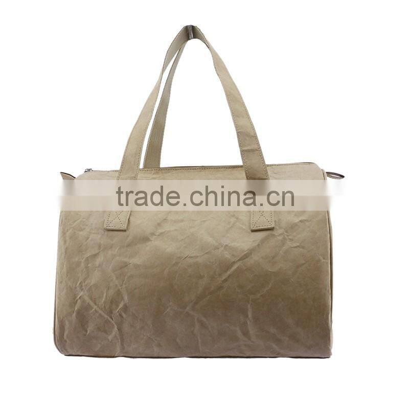 2016 China supplier tyvek paper handbag high capacity travel bag lightweight outdoor waterproof bag