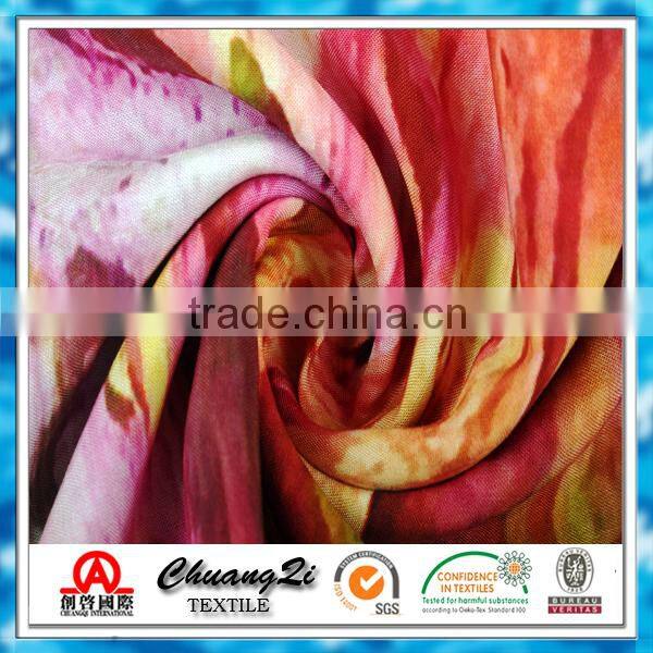 lady dress textile digital print factory china supplier wholesale 100% rayon fabric