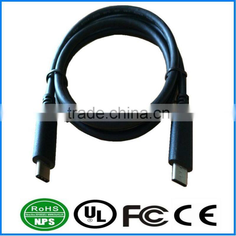 USB Type C To Type C Cable Interconnect Datawire With Mobilephone