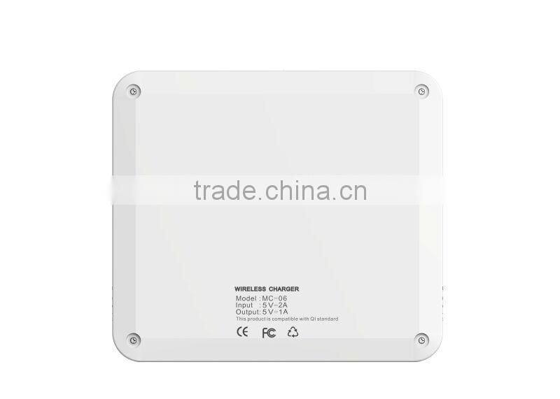 Dual Channel Universal Qi Wireless Charger Charging Transmitter Pad for Samsung Galaxy S6 LG G4 Miccrosoft Lumia 640 XL