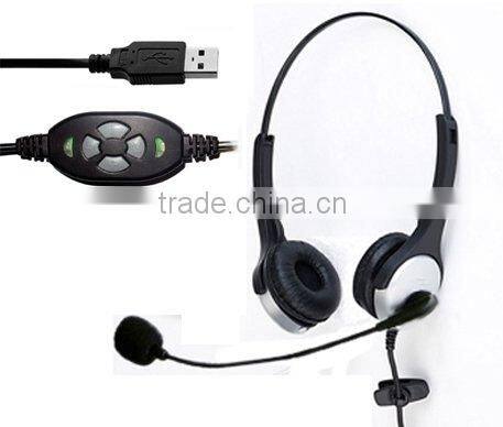 Stereo USB Headsets for computer PC business VOIP