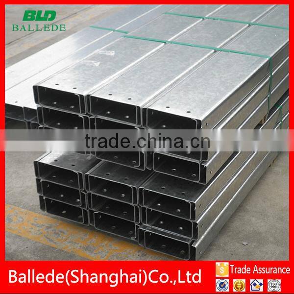 hot rolled C section galvanized steel purlin