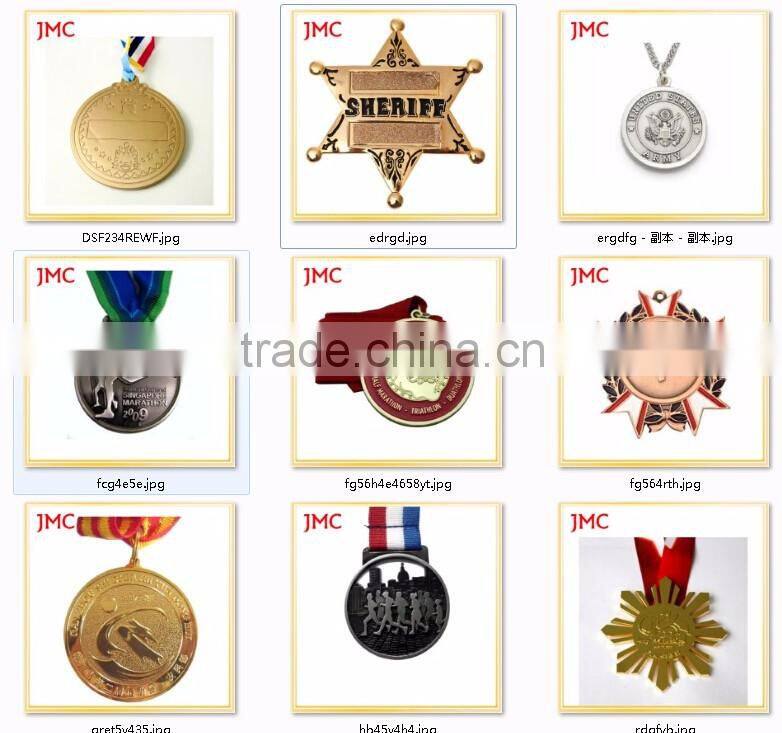 High quality metal marathon medal
