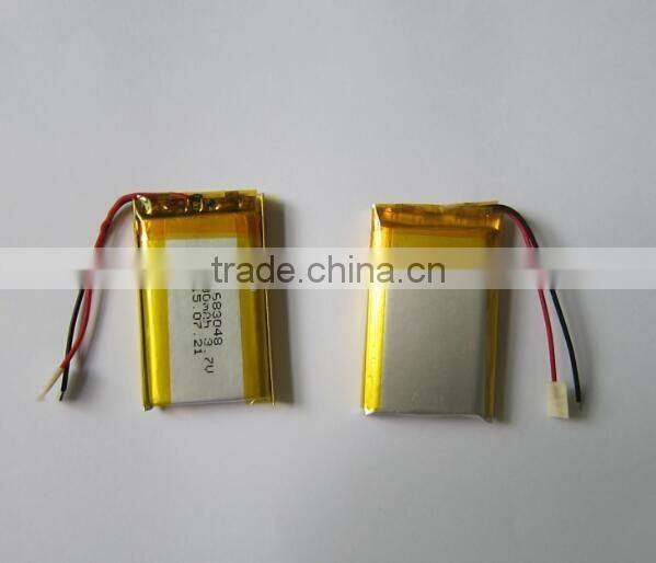 703048 3.7V 1000mah Lithium battery