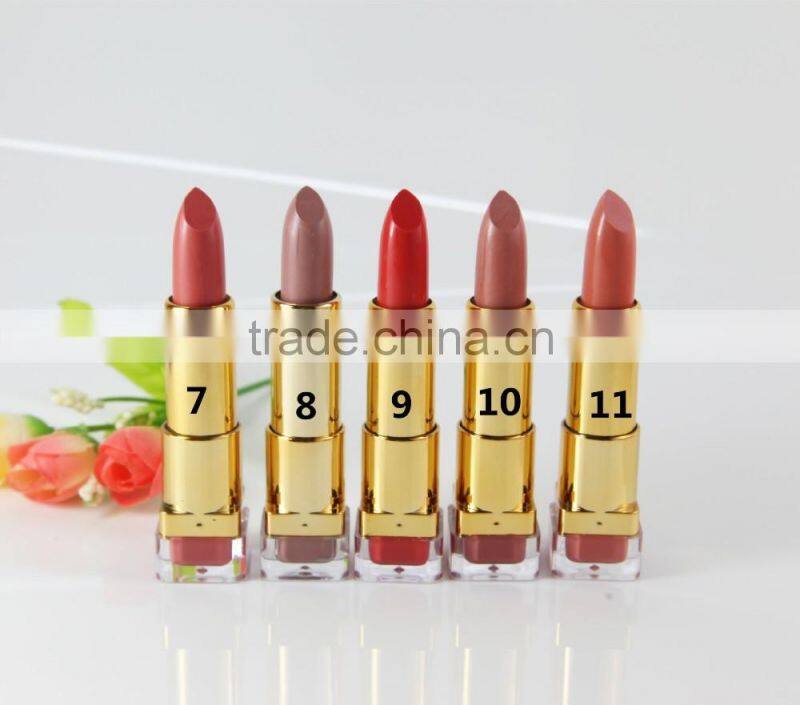 best quality long Lasting Moisturizing Lipstick Fashion Lipstick with 20 Different Gloss Red Colors