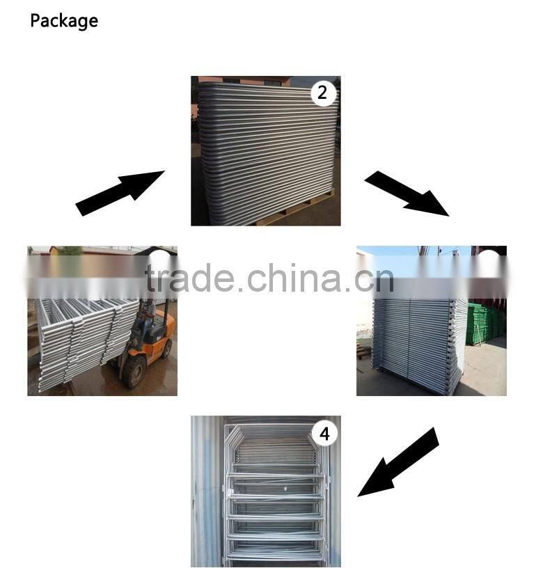 pvc coated cattle fence/oval rail cattle panels