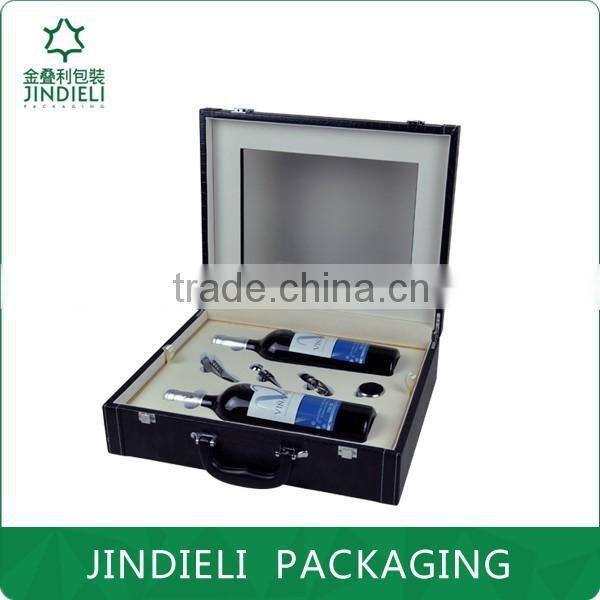 fashion style wine bottle gift box packaging