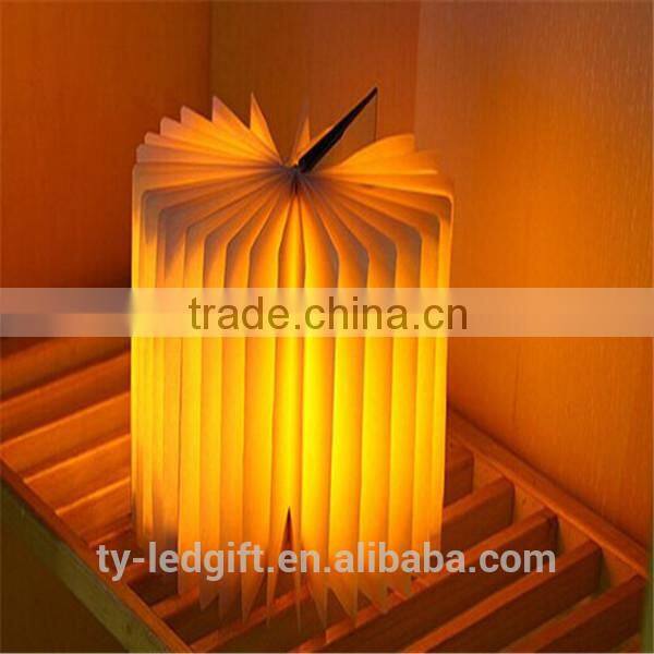 Factory direct sale products portable custom folding lamp book