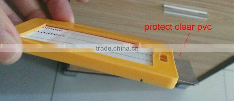 aluminum luggage tag