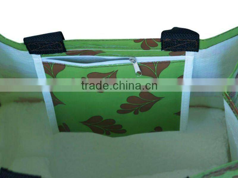 PP shopping bags with long ribbon handle