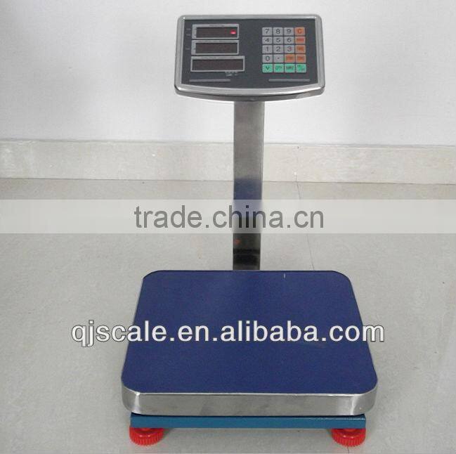 Electronic platform scales with LCD/LED display