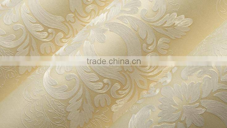 modern fashion wallpaper european style flock wallpaper