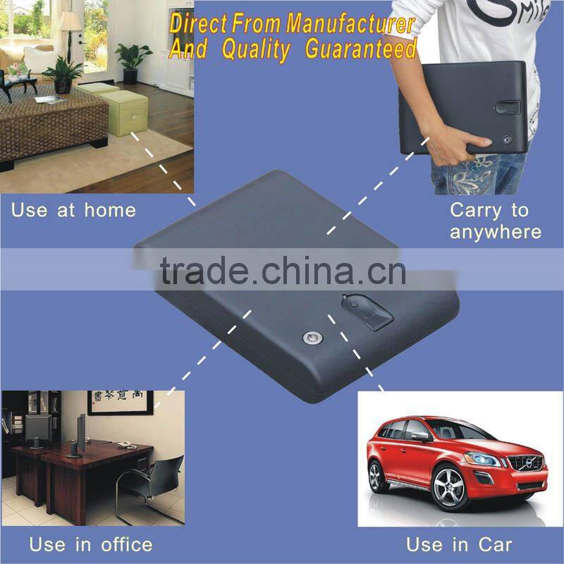 Wholesale- MS100 Biometric Fingerprint safe lock box