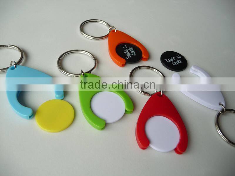 Plastic cheap and promotion shiny euro coin holder