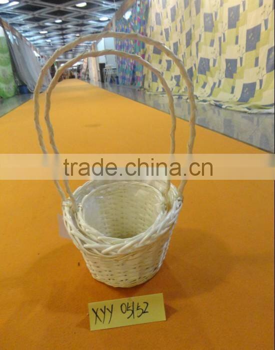 2pcs wicker flower baskets