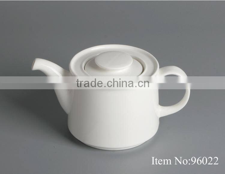 restaurant plain fine China ceramic teapot