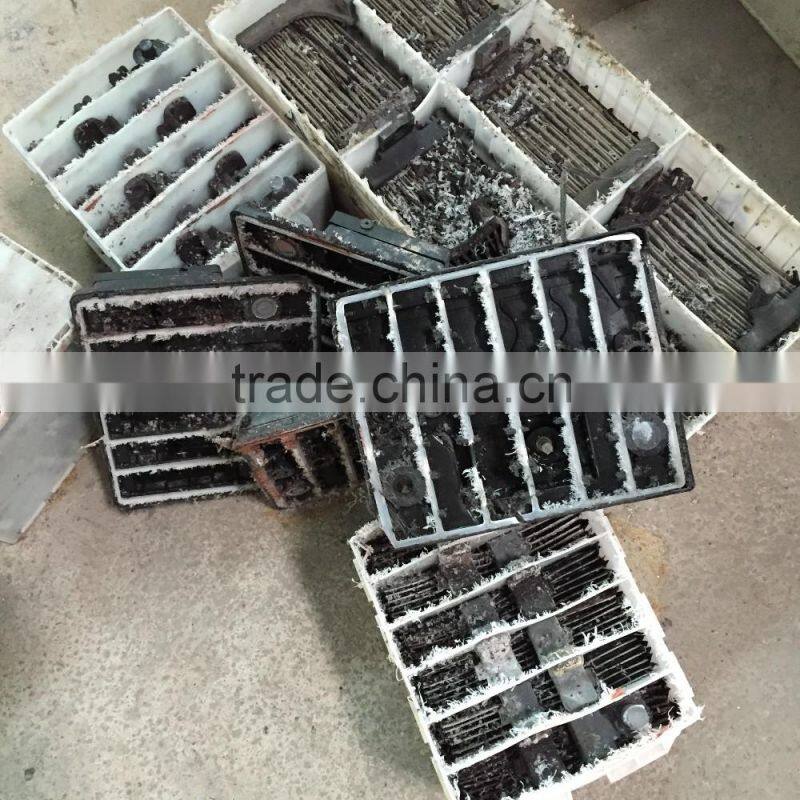 Used lead acid battery plastic shell cutting machine for battery recycling plant