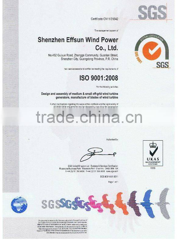 3KW Wind Power Generator (FD4.0-3.0 )with CE