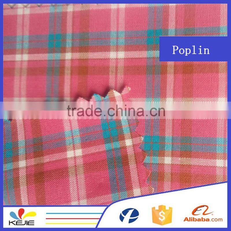 China supplier 100% cotton woven yarn dyed fabric