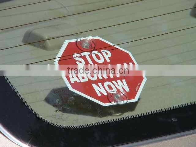 waterproof no parking warning label and sign (M-CS073)