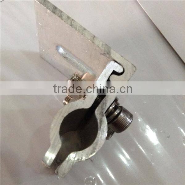 custom designed metal clamps aluminum solar roof clamp for tin roof mounting brackets steel pipe clip fixing clamp mount