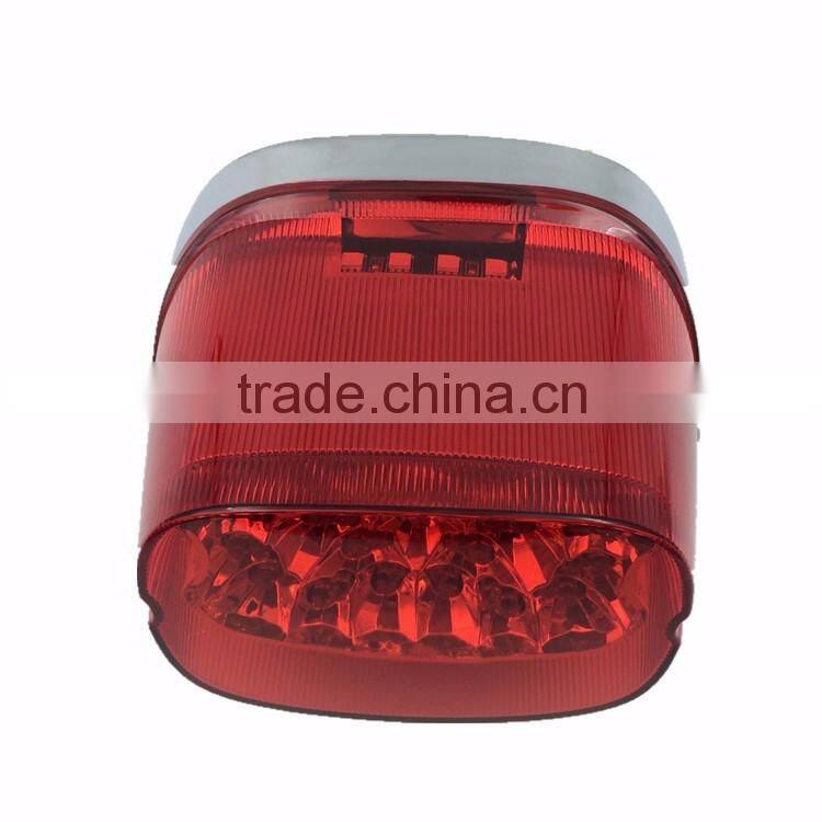 Spark Led Tail Light with Smoke Lens and License Plate Light for Harley Glide Dyna Sportster Harley 883