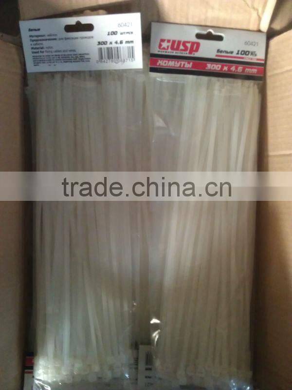 hot sale nylon zip ties 5*160 with UL CERTIFICATE