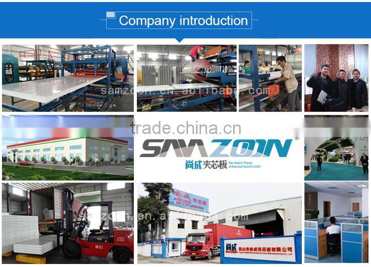 MGO composite board metal faced sandwich panel with fireproof