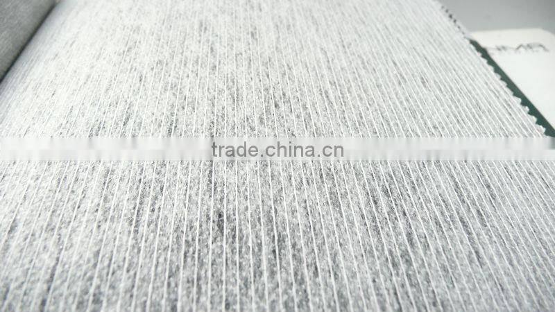 warp knitting weft insert garment interlining for men's fashion