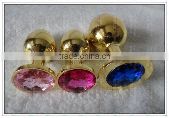 Adult Anal Sex Toy Anal Plug 2 Size Hollow Ball Anal Hook Steel Fetish Chastity Gay