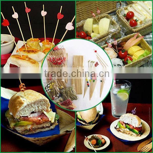 Janpanese bamboo cocktail skewers with 1000pcs