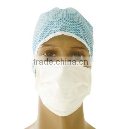 Disposable surgical face mask with shield
