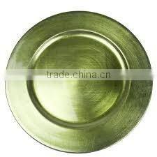 Colorful charger plate