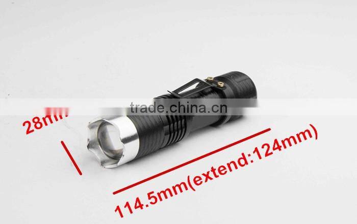 Onlystar GS-9491 high power zoom led adjust brightness lenser flashlight led long range torch