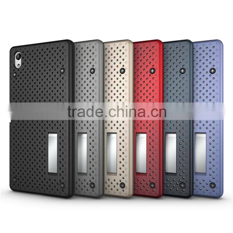 High Quality Hybrid Armor Case Heavy Duty Case For Iphone 6 With Heat Radiation Function