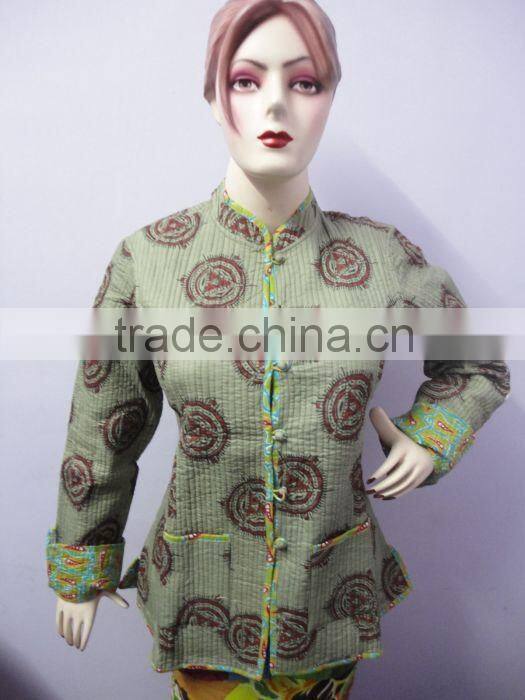 Kantha Jacket Manufactures From India