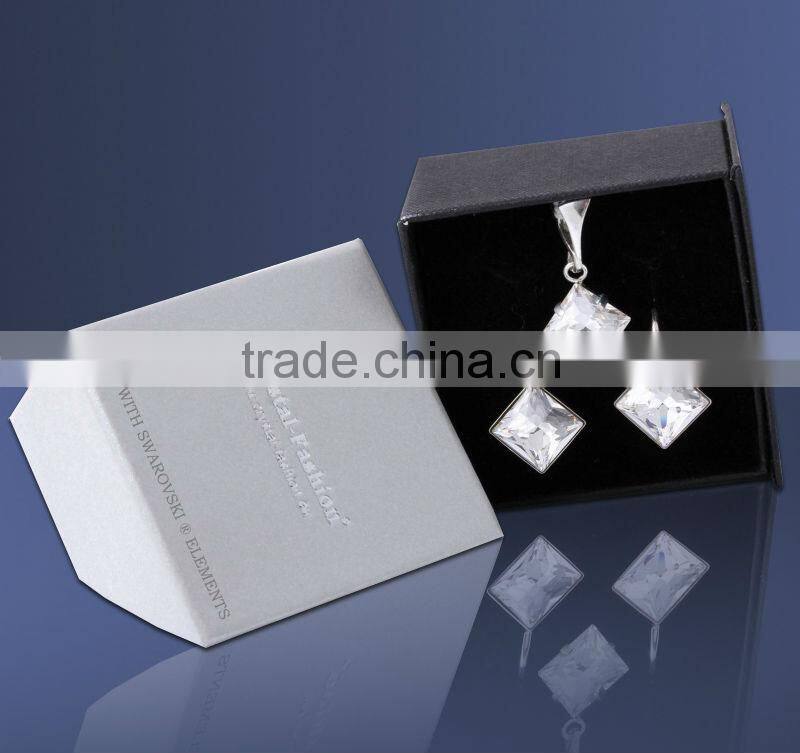 Luxury Handmade Custom Logo Printed Paper Jewelry Gift Box