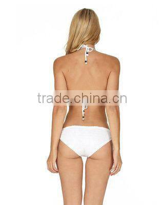 black extreme crochet monokini swimwear