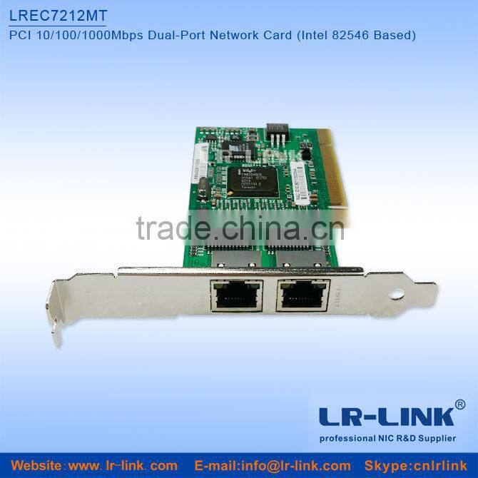 LREC7212MT Intel 82546 Chipset PCI 2 Dual Port Gigabit Ethernet LAN Card
