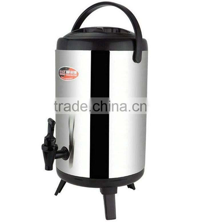 Stainless Steel Home Appliance Heat Insulation Ice Bucket with Faucet