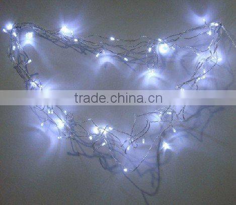white heart-shaped led string light