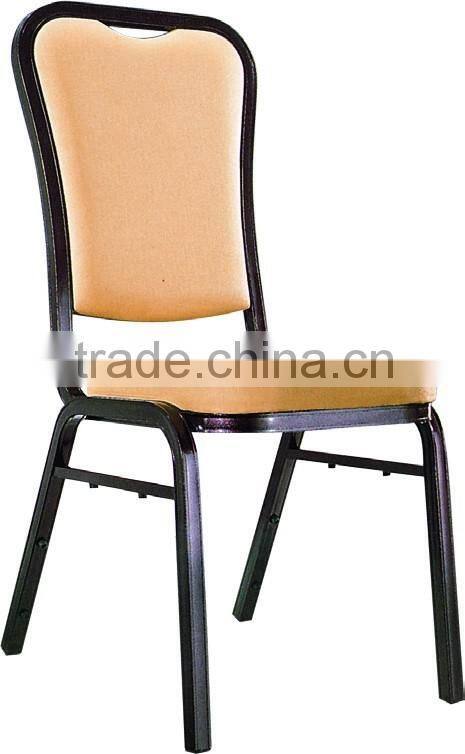 Black and Ivory chair/stacking Iron Hotel Fashionable Banquet Chairs