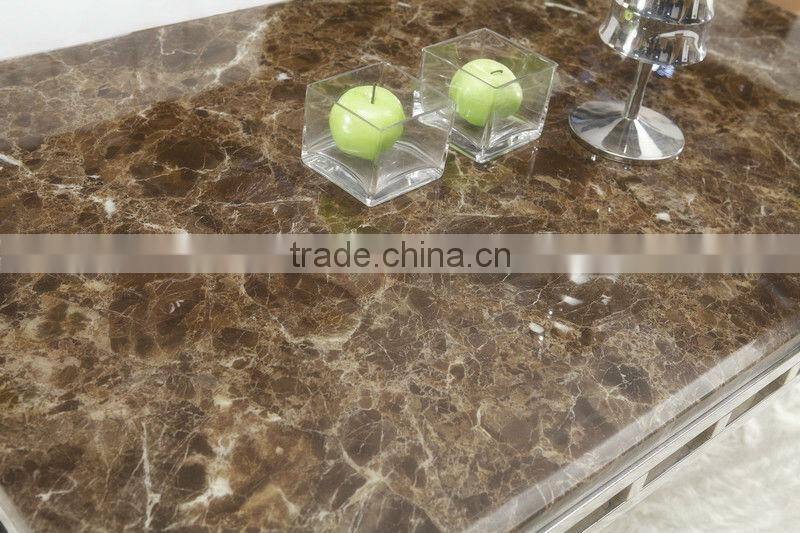 Italy new design living room furniture dinning table and chairs