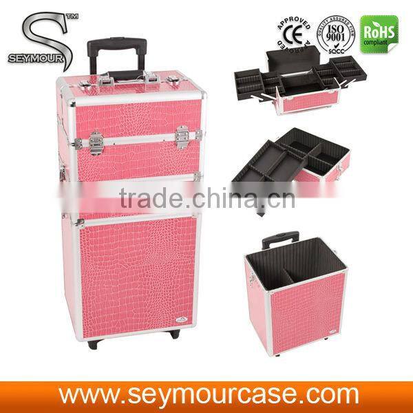 Aluminum Make up Trolley Case
