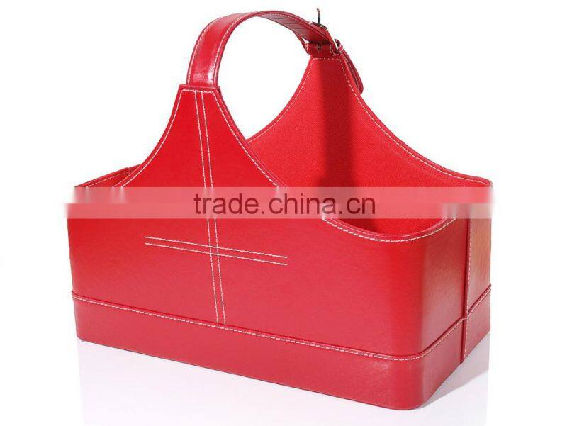 2016 Most popular multifunction leather foldable storage box