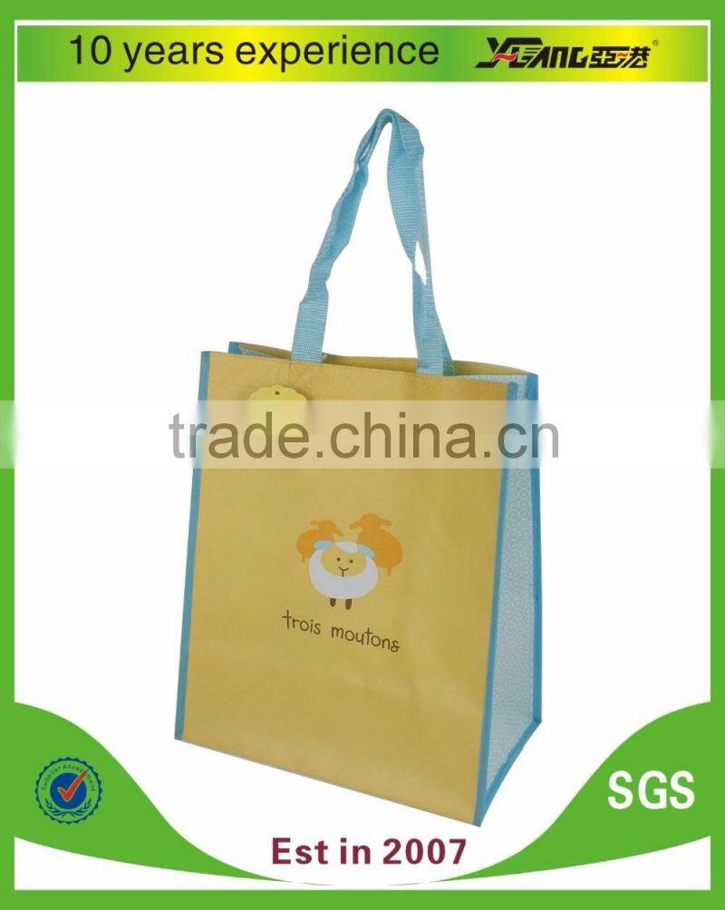 2016 Top Brand in China Leader Manufacturer Factory Price customized laminated pp non woven bag for shopping