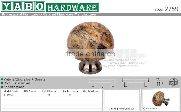 Morden popular living room furniture granite furniture handles & knobs